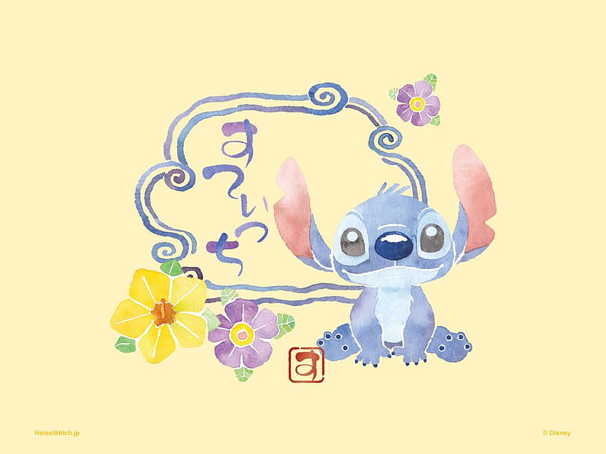 Disney Stitch and background, Stitch Disney Laptop HD wallpaper