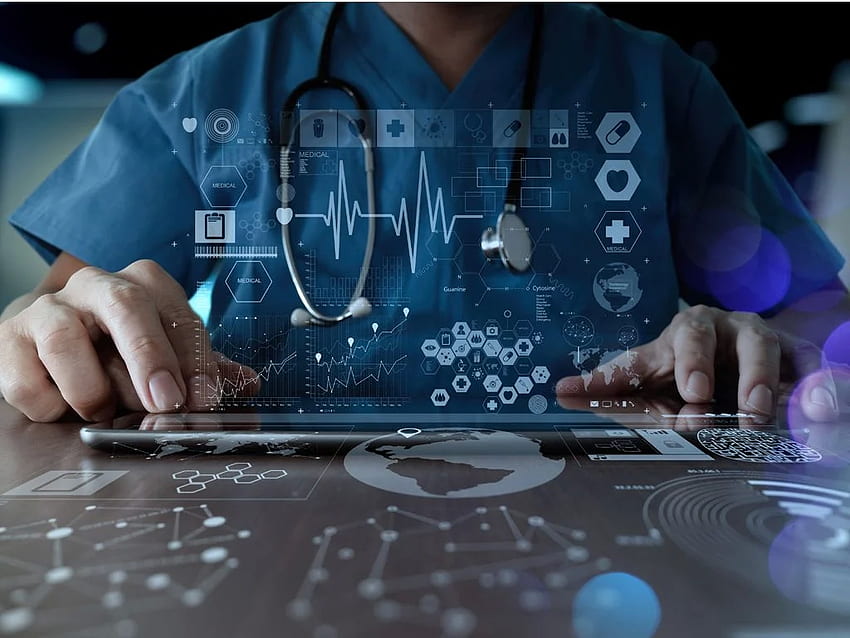 Cuidado de la salud, tecnología médica fondo de pantalla