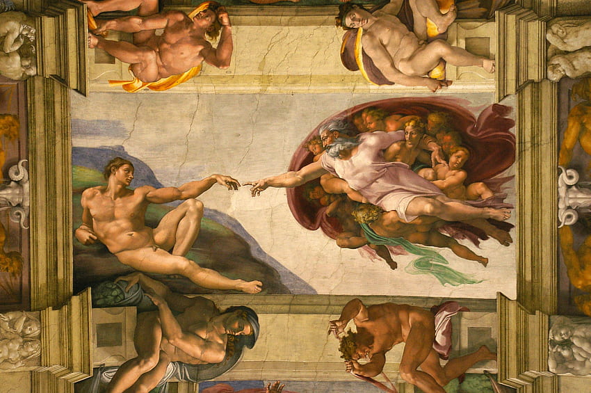 Creation of Adam Sistine, The Creation Of Adam HD wallpaper