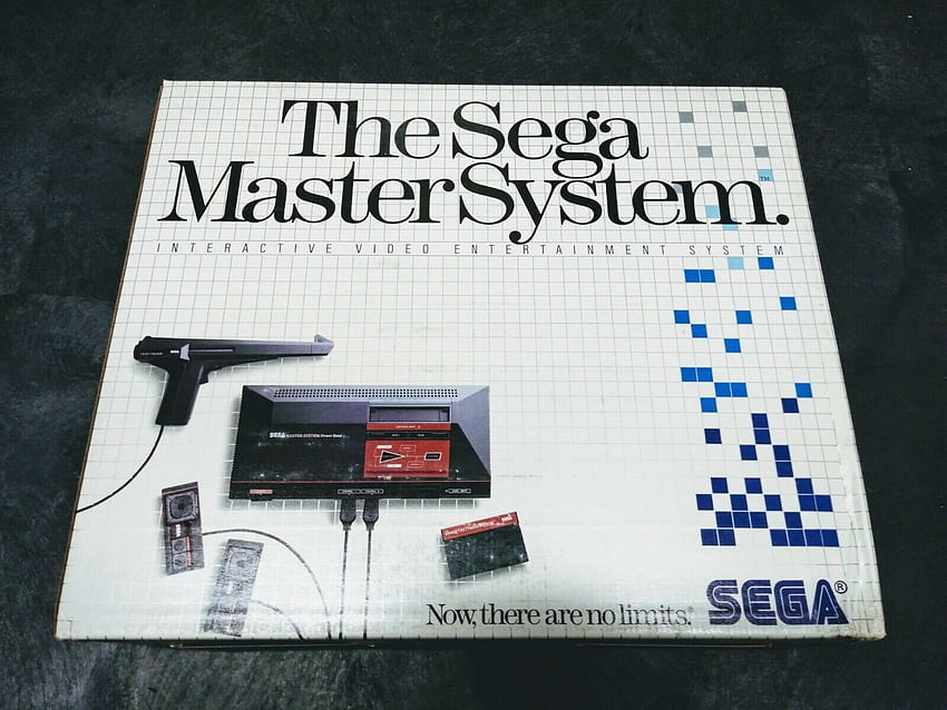 Sega Master System - Original Launch Edition-Konsole online HD-Hintergrundbild