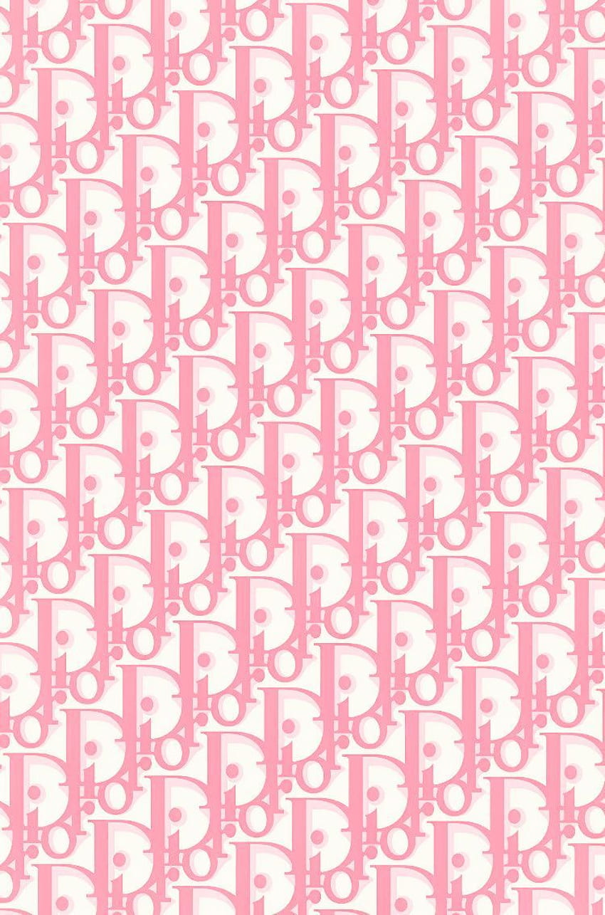 Patrón Dior, Pink Dior Papel de parede de celular HD