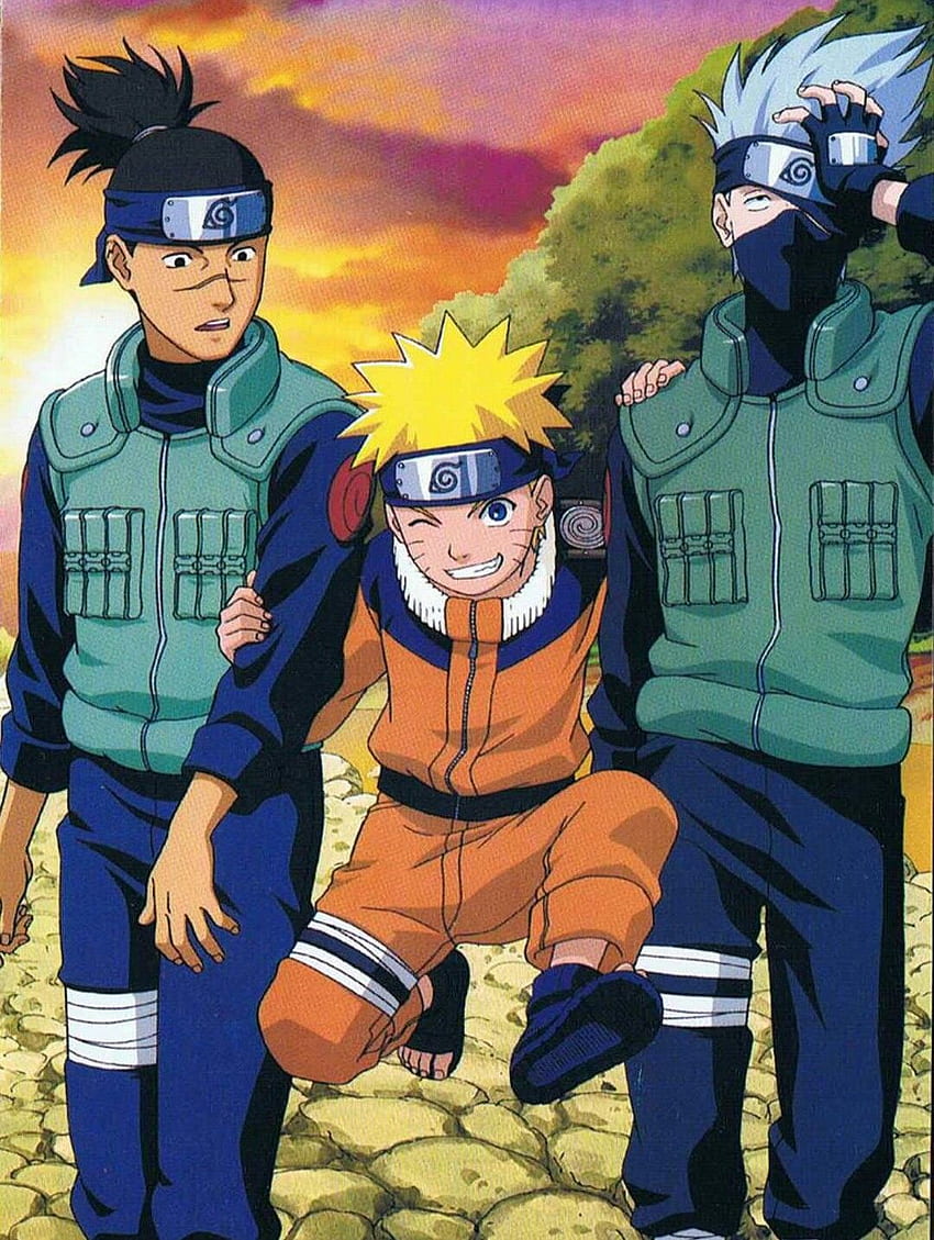 Iruka, Naruto, & Kakashi - HD phone wallpaper