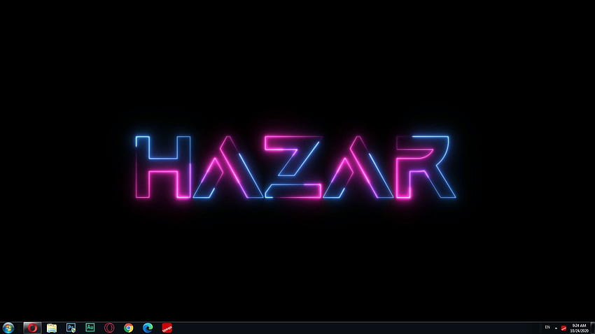 Create a cool neon text animation for you HD wallpaper