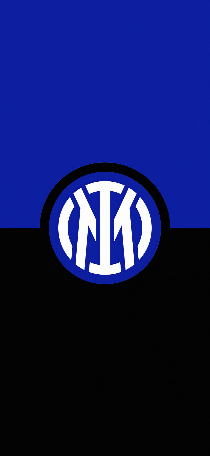 Inter Mailand Logo Minimal iPhone XS MAX , , Hintergrund und HD-Handy-Hintergrundbild