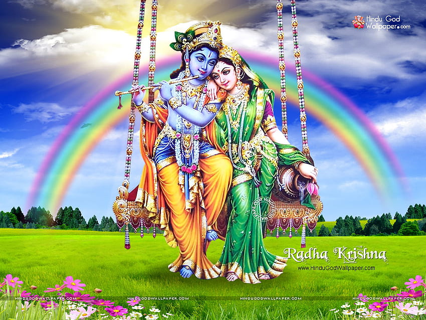 Radha Krishna Jhula &, Radha Krishna Swing HD wallpaper