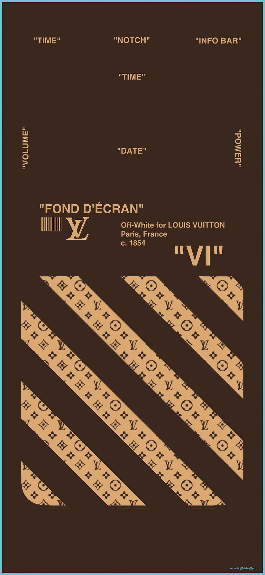 Off White X Louis Vuitton : iPhone - ルイ・ヴィトン オフホワイト HD電話の壁紙