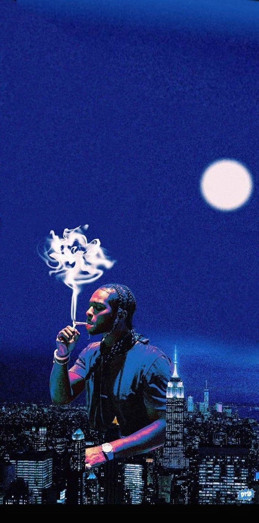 Travis Scott: HipHop, Dope Smoke HD-Handy-Hintergrundbild