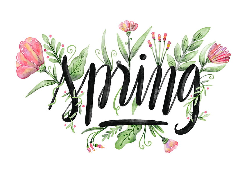 Blumen-Aquarell-Frühlings-Hintergrund-Vektor 146105 - Vektoren, Clipart-Grafiken und Vektorgrafiken, Frühlings-Blumen-Aquarell HD-Hintergrundbild