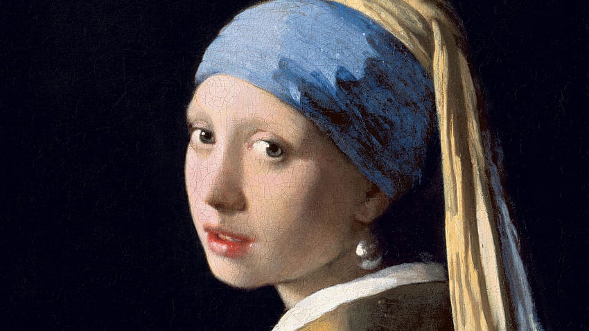 johannes vermeer, girl with a pearl earring, oil, canvas, art girl with a pearl earring, johannes vermeer, oil HD wallpaper