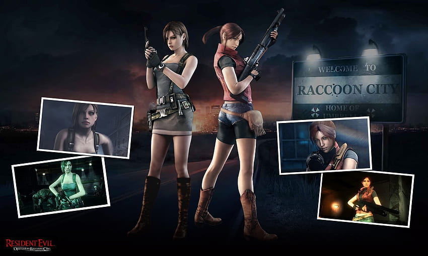 Resident Evil Resident Evil: Operation Raccoon City Biohazard Claire Redfield Jill Valentine Gun Waffe Gun HD-Hintergrundbild