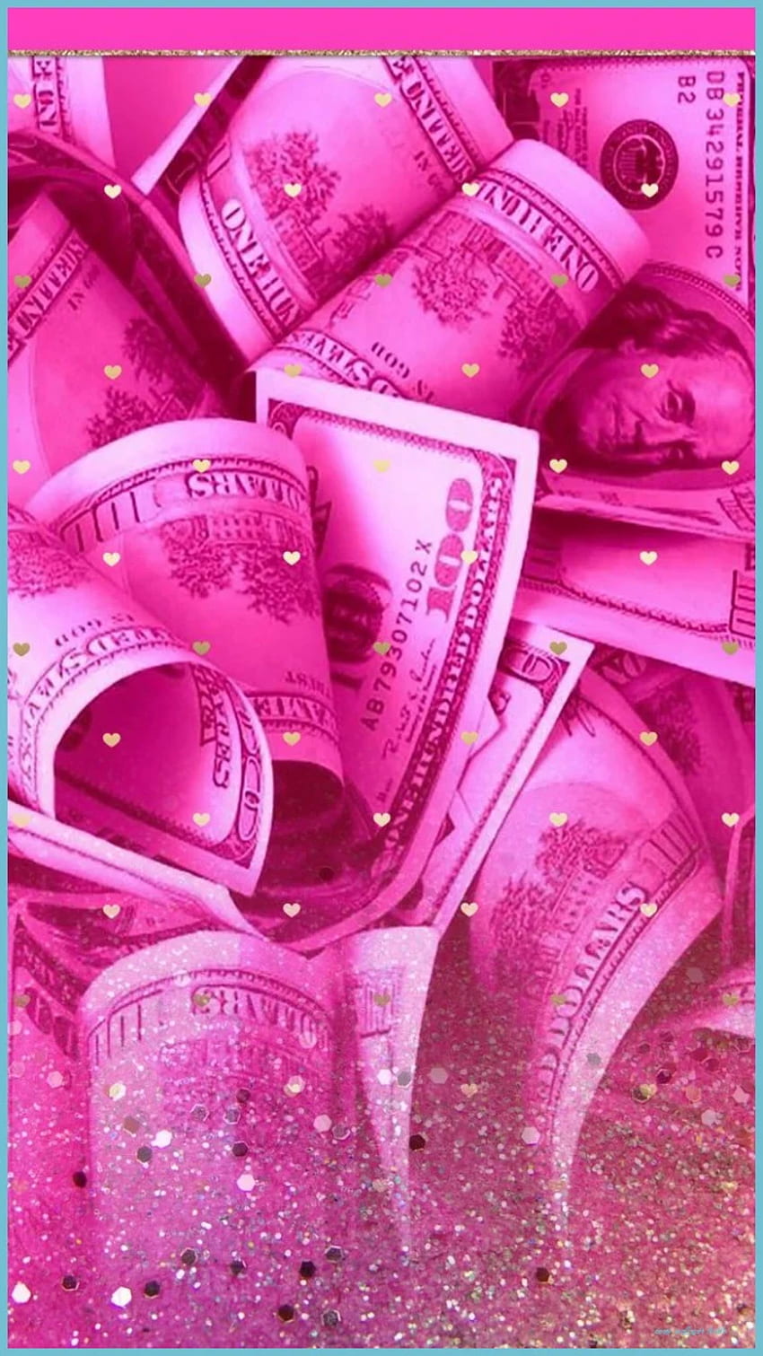 Najlepsze 28 Pink Girly Baddie Estetyka pieniędzy, zdobądź pieniądze Tapeta na telefon HD