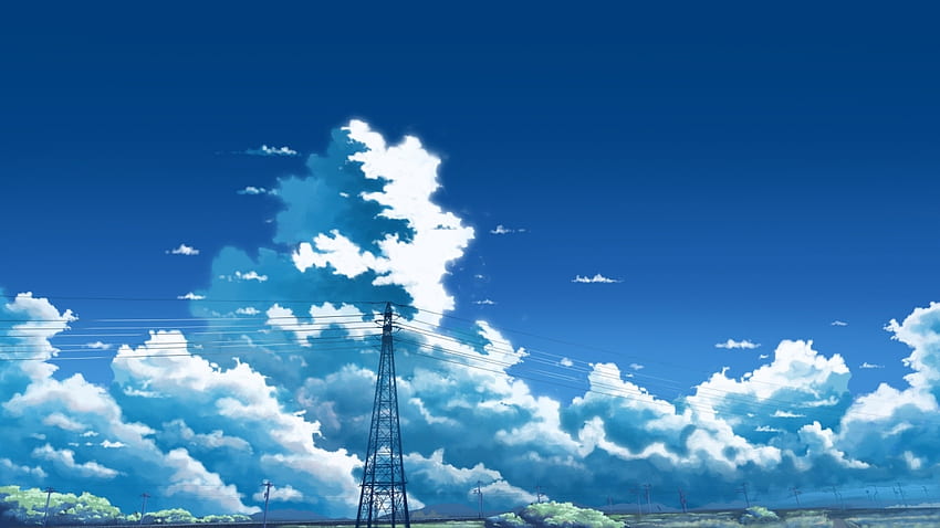 Anime clouds aesthetic HD wallpapers | Pxfuel