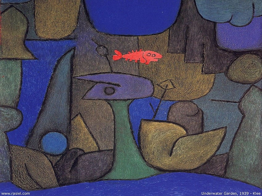 Klee 1939 Jardin sous-marin. Artistes du XXe siècle, Paul Klee Fond d'écran HD