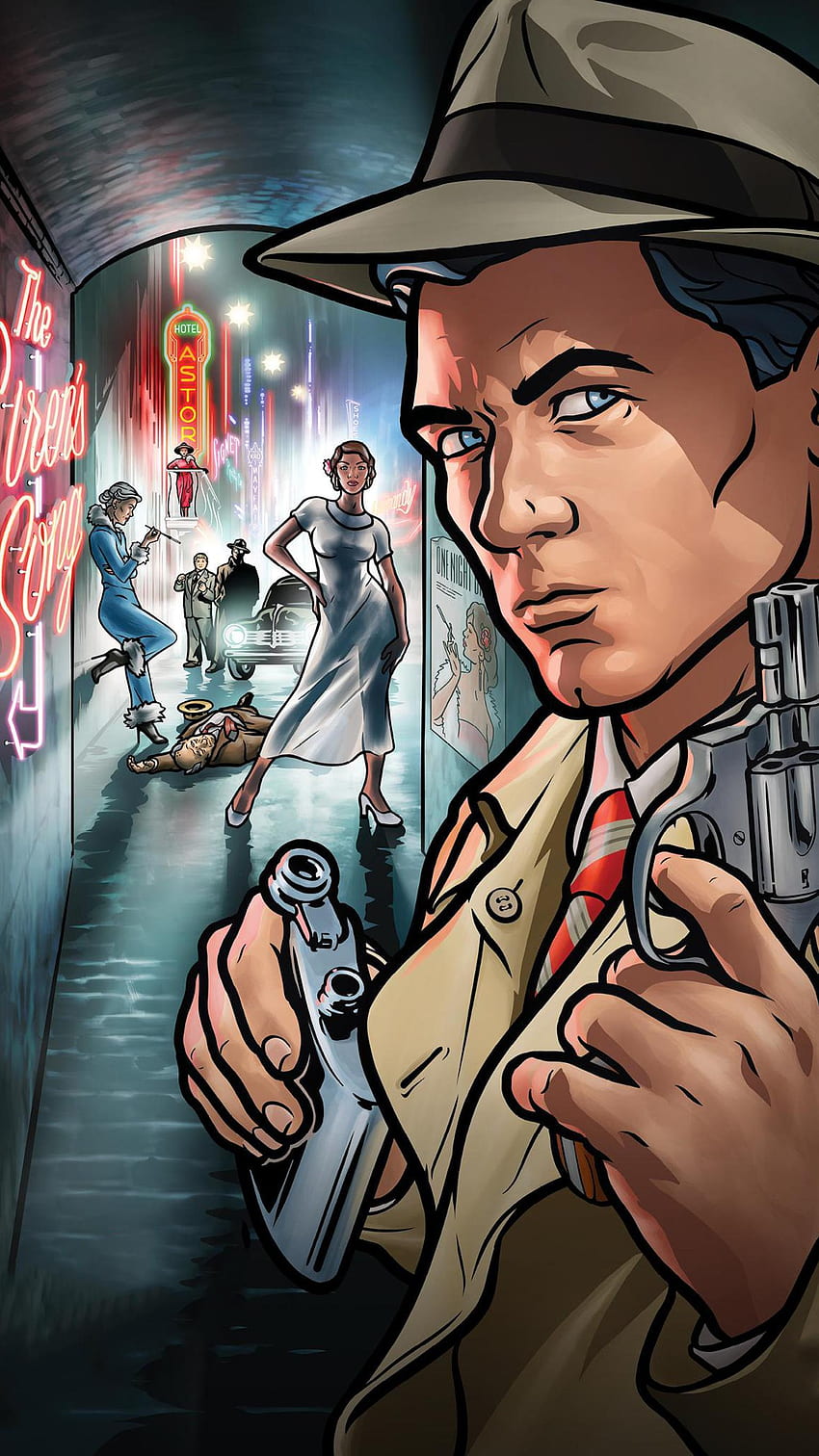 Sterling Archer Mobile HD phone wallpaper