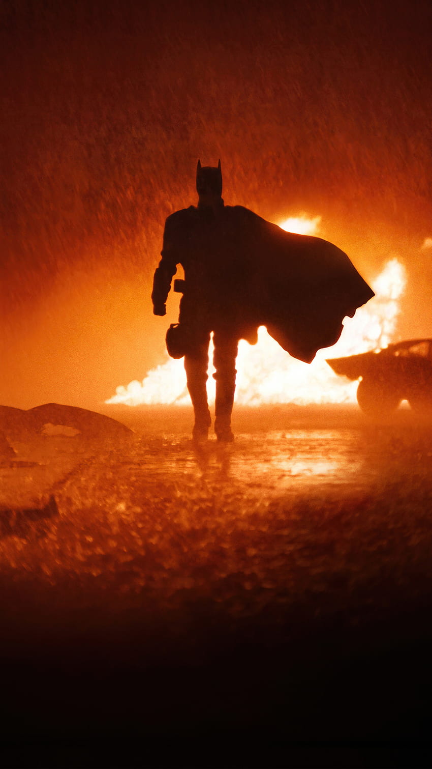 2022 BATMAN, Atmosphäre, Himmel, Feuer, Joker HD-Handy-Hintergrundbild