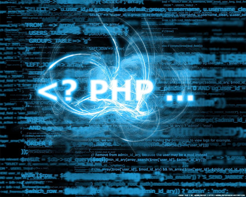 PHP кодиране HD тапет