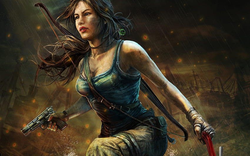 Personagem de jogos, jogadora feminina papel de parede HD