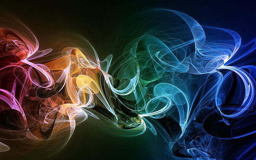 Colored Smoke, Smoke Effect HD wallpaper