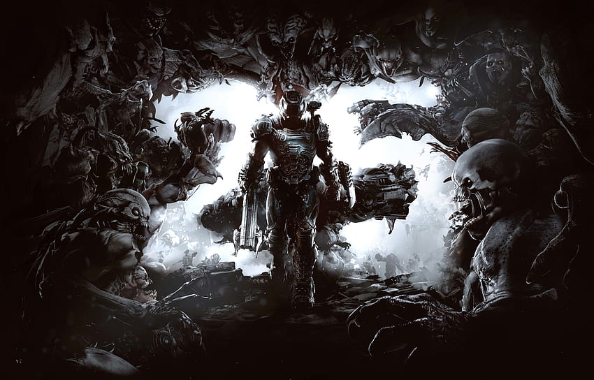 DOOM Eternal, 25. Jahrestag, Doomguy, Doom Slayer, Spiele HD-Hintergrundbild