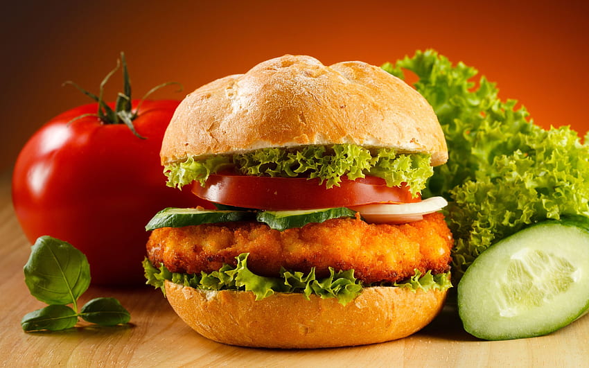 Junk Food Camping Food, Food and Drink, Food Cravings, Food graphy, Food Recipes, Hea in 2020. Chicken burger patties, Chicken burgers, Chicken patties, Zinger Burger HD wallpaper