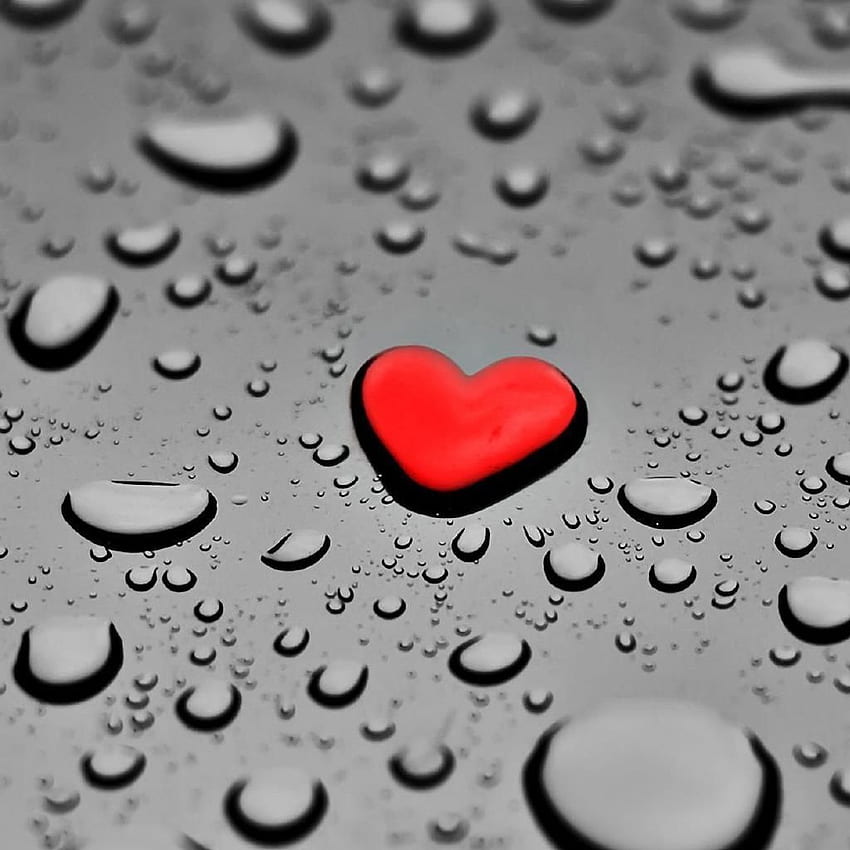 Heart water drops - mobile9. Decorating. Love quotes HD phone wallpaper |  Pxfuel