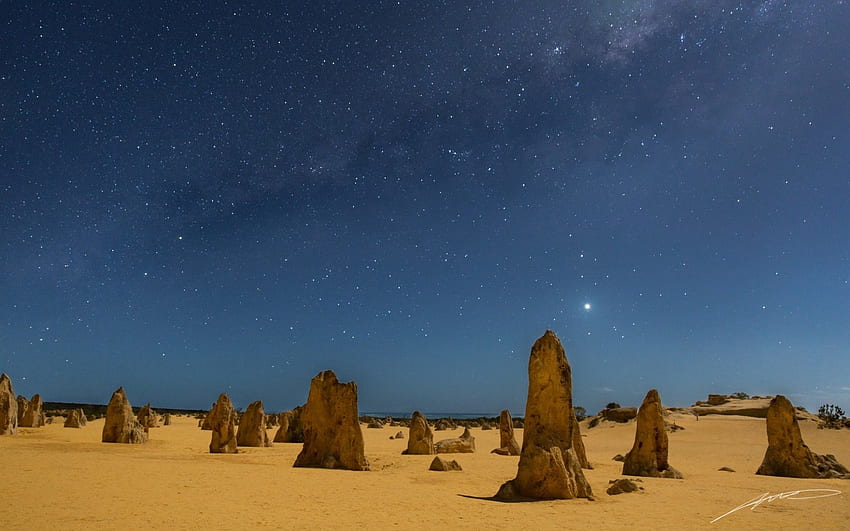The Pinnacles in Western Australia, Western Landscape HD wallpaper