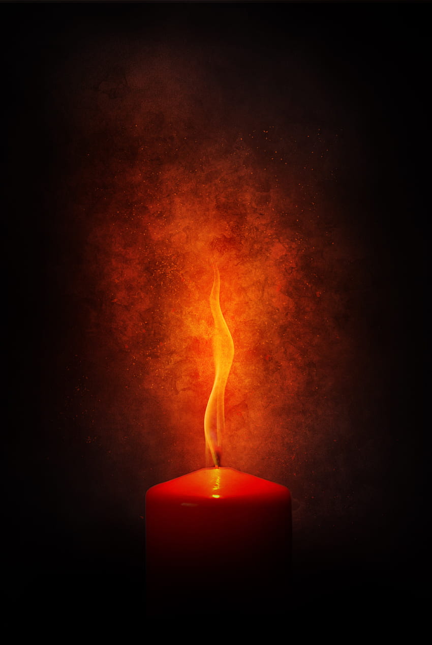 Fire, Dark, Flame, Candle, To Burn, Burn HD phone wallpaper