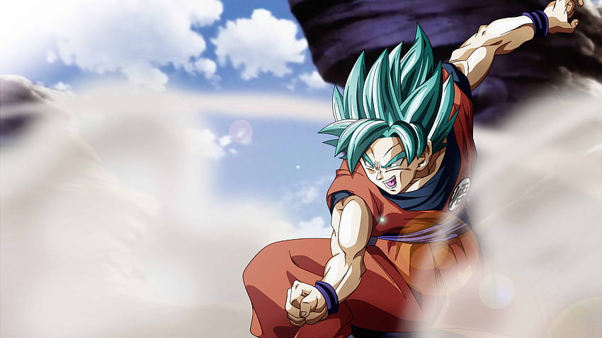 Hãy cùng ngắm nhìn Ssj Blue Goku nổi bật với sức mạnh vô song và phong cách rất đẳng cấp. Bức ảnh đầy sắc màu này sẽ khiến bạn không thể rời mắt khỏi những đường nét tinh tế của chiến binh mạnh mẽ nhất vũ trụ Dragon Ball.