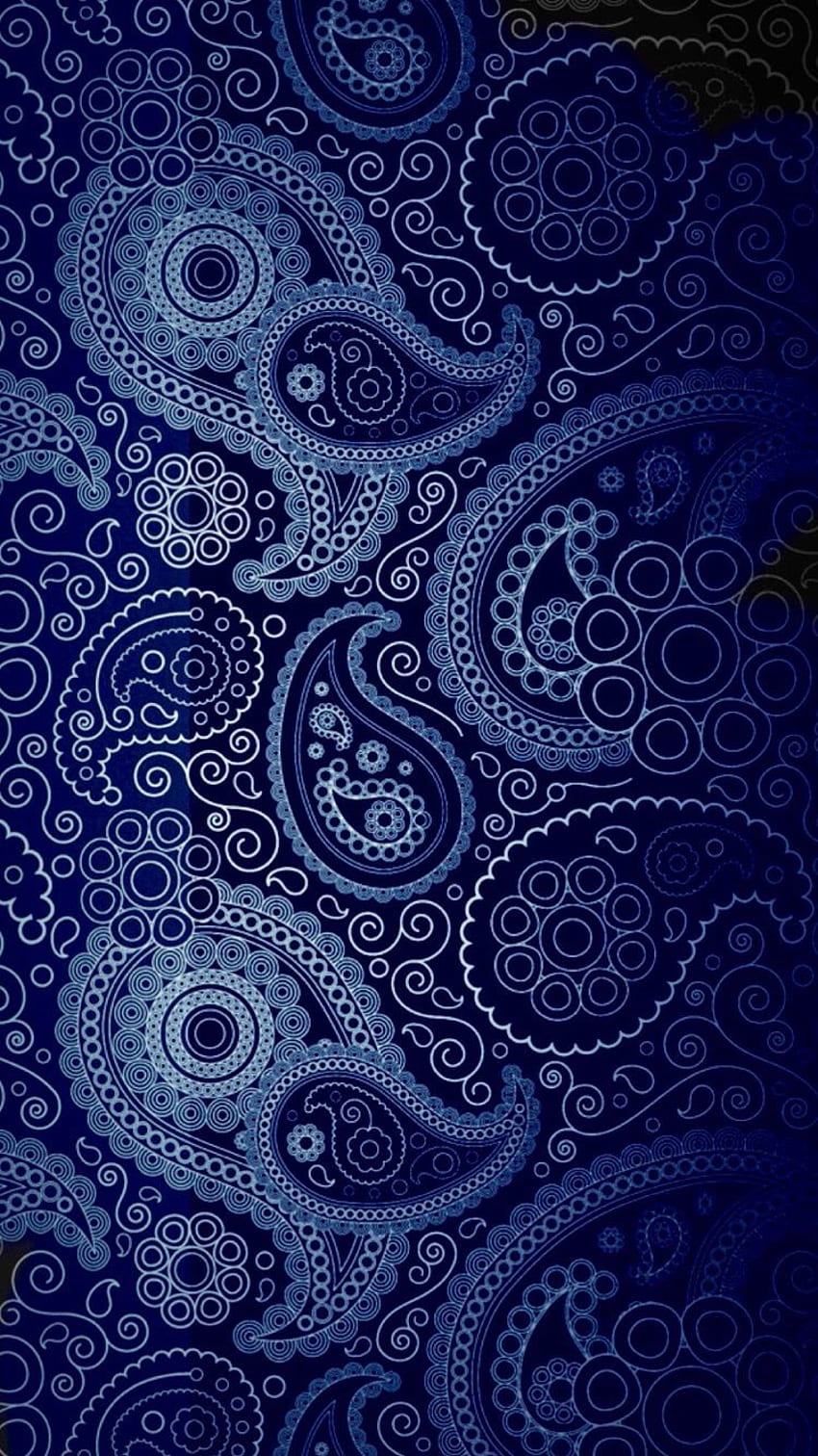 Zentangle. Paisley , Dark , Cellphone HD phone wallpaper