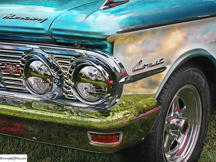 Crazy 'Bout a Mercury, classic, car, comet, mercury, automobile HD wallpaper