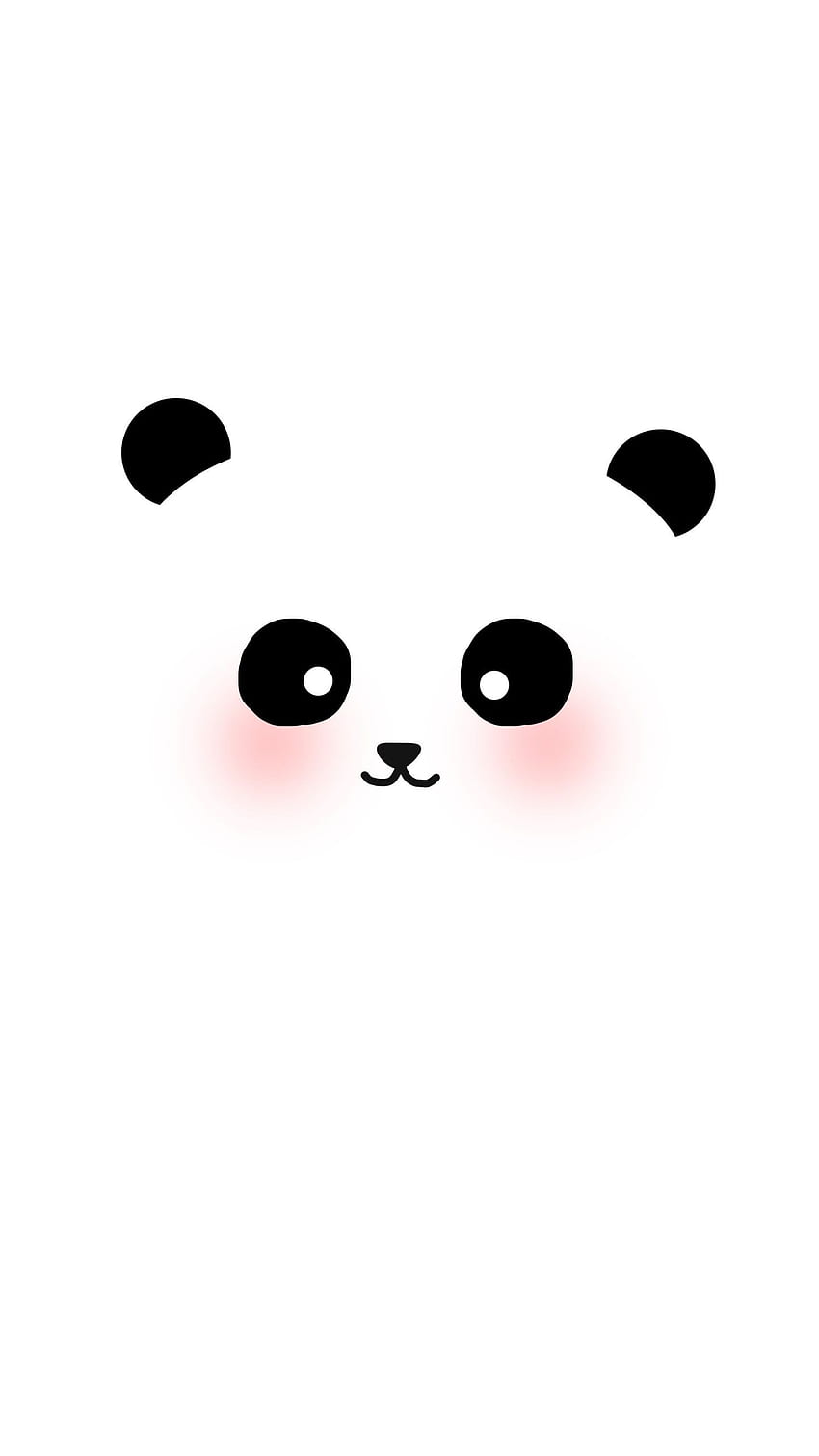 cute panda & polar bear illustration phone HD phone wallpaper