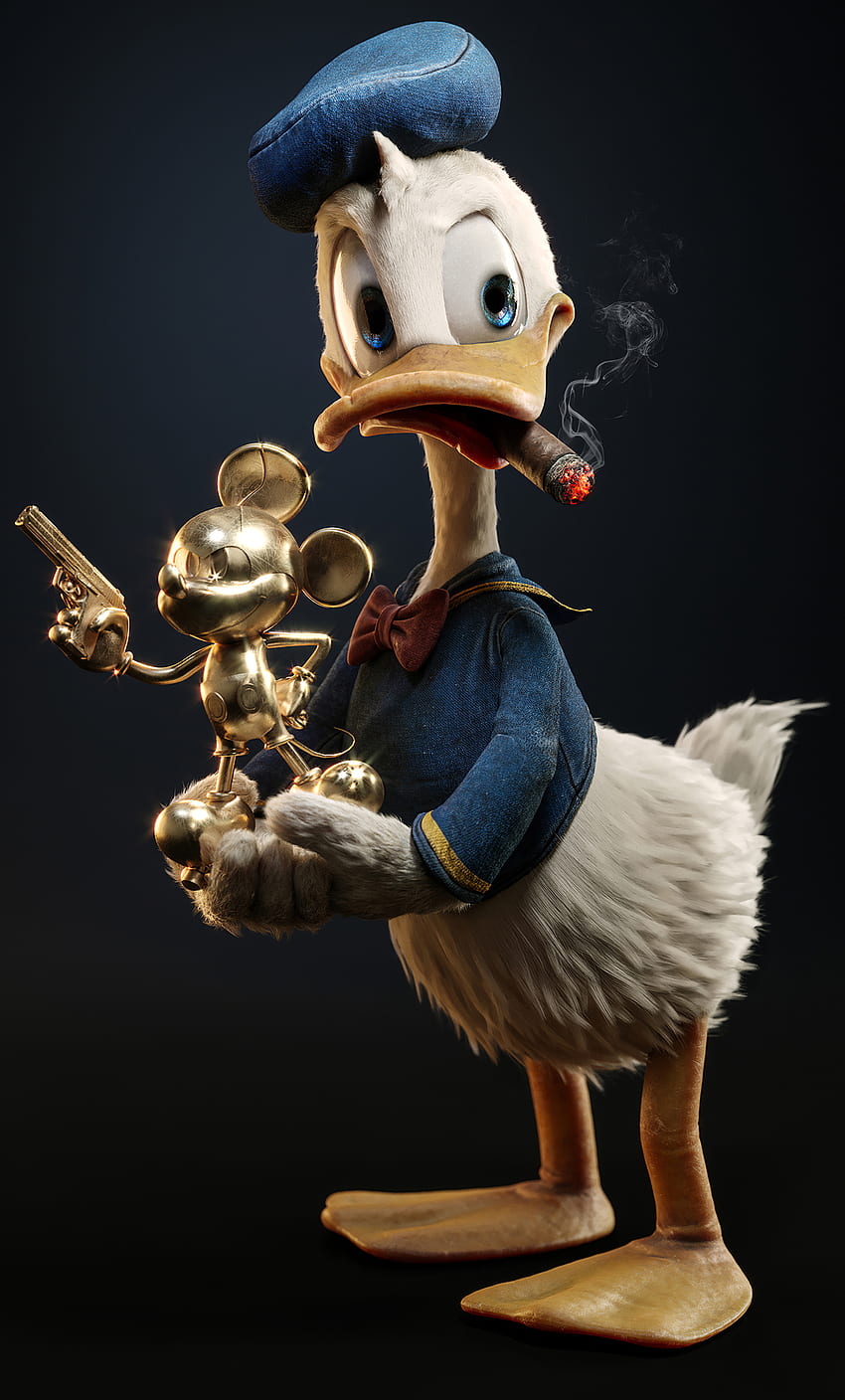 Donald Duck Found A Treasure iPhone , , Background, and , ディズニー ドナルドダック iPhone HD電話の壁紙
