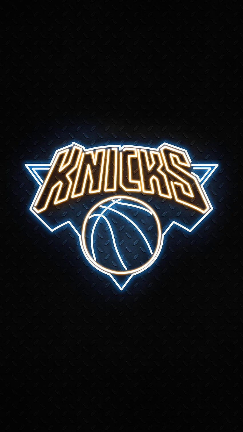 Neón hecho en Twitter: NYKnicks, New York Knicks fondo de pantalla del teléfono