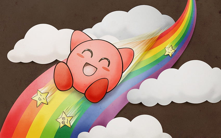 Netter Kirby, Kirby-Laptop HD-Hintergrundbild