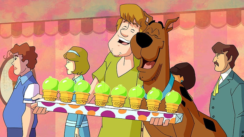 scooby doo and shaggy eating food HD wallpaper
