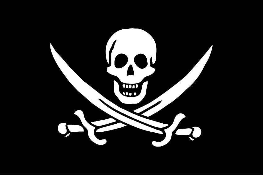 해적 로고, 깃발, 해적, 그런지, 해골., 잭 스패로우 해골 HD 월페이퍼