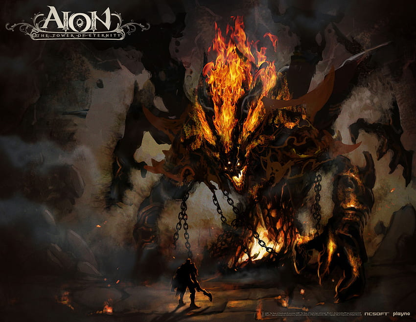 FirenEX, cprg, Monster, Dunkel, Aion, Abenteuer, Action, Videospiel, Feuer, Horror HD-Hintergrundbild