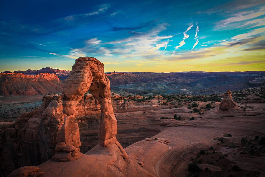 Nature, Sky, Stone Arches, Geology HD wallpaper