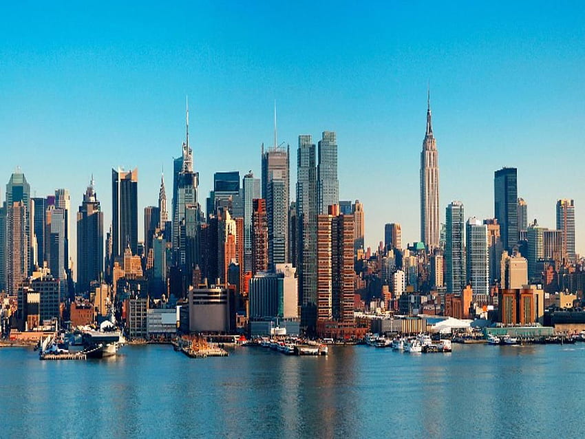 Manhattan Skyline HD wallpaper