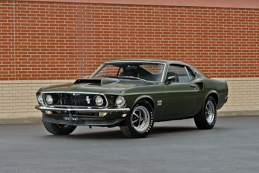 1969, Ford, Mustang, Boss, 429, Fastback, Muscle, Classic, USA, 12 / i mobilne tło Tapeta HD