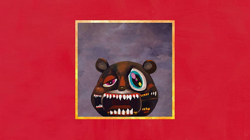 ] [Kanye West] My Beautiful Dark Twisted Fantasy: hiphop, Kanye West Capa do álbum papel de parede HD