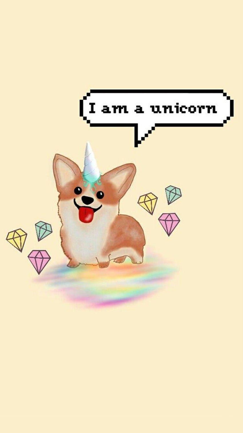 Unicorn Puppy, Dog Unicorn HD phone wallpaper