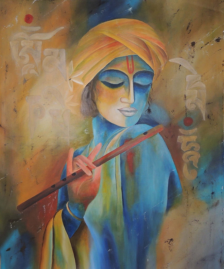 Modern Art Easy Radha Krishna Painting - Novocom.top HD phone ...