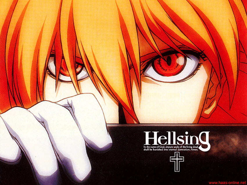 red eyes,Hellsing, red eyes, hellsing HD wallpaper