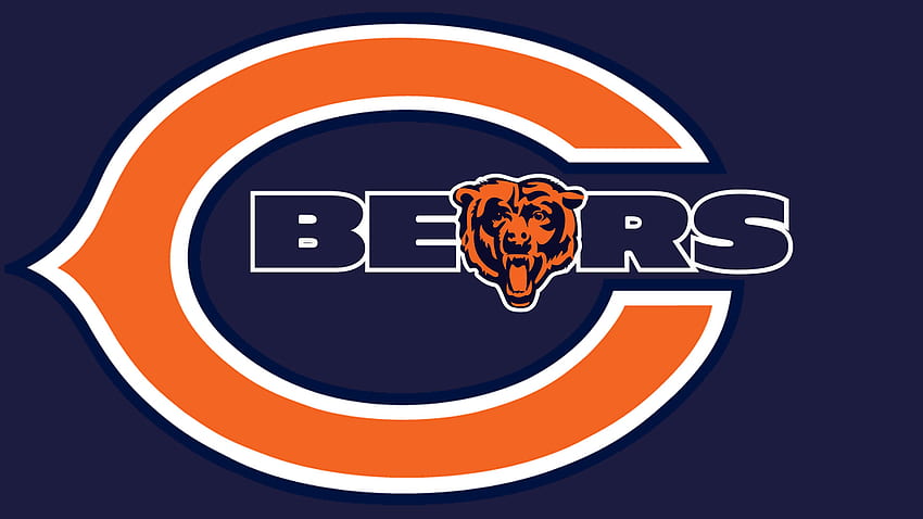Chicago Bears logo screen size [] for your , Mobile & Tablet. Explore Chicago Bears . Chicago , Chicago Cubs HD wallpaper