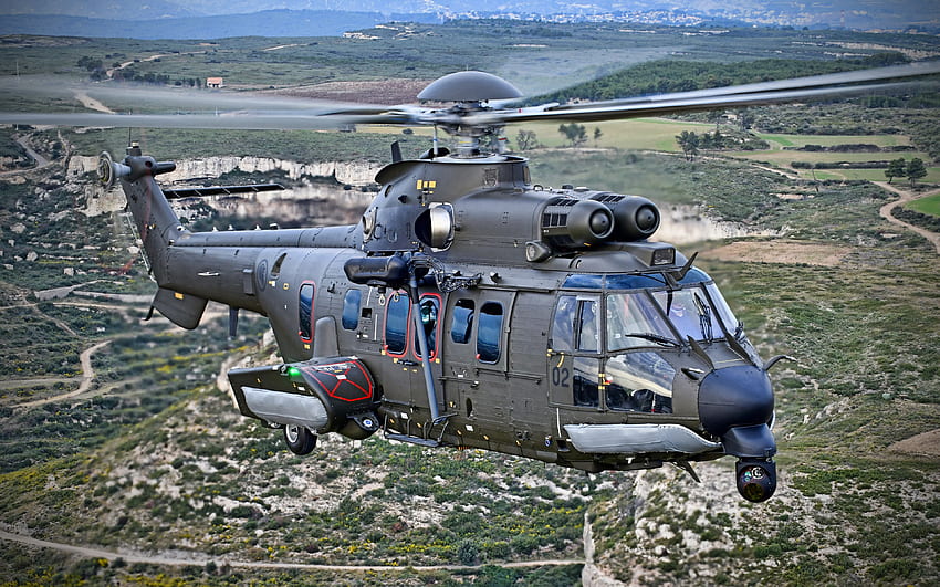 Airbus Helicopters H225M, , Air Force, helicóptero de transporte militar, H225M, Eurocopter EC725 Caracal fondo de pantalla