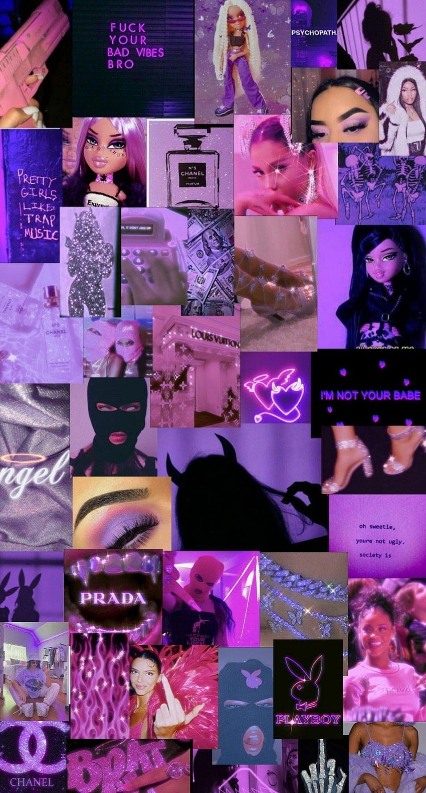 I know another baddie in 2021. Purple baddie aesthetic, Purple , Bad girl HD phone wallpaper