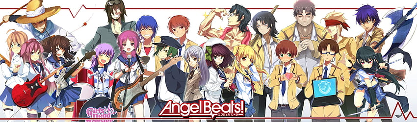 Anime, takamatsu, yusa, hiina, gitara, angel beats Tapeta HD