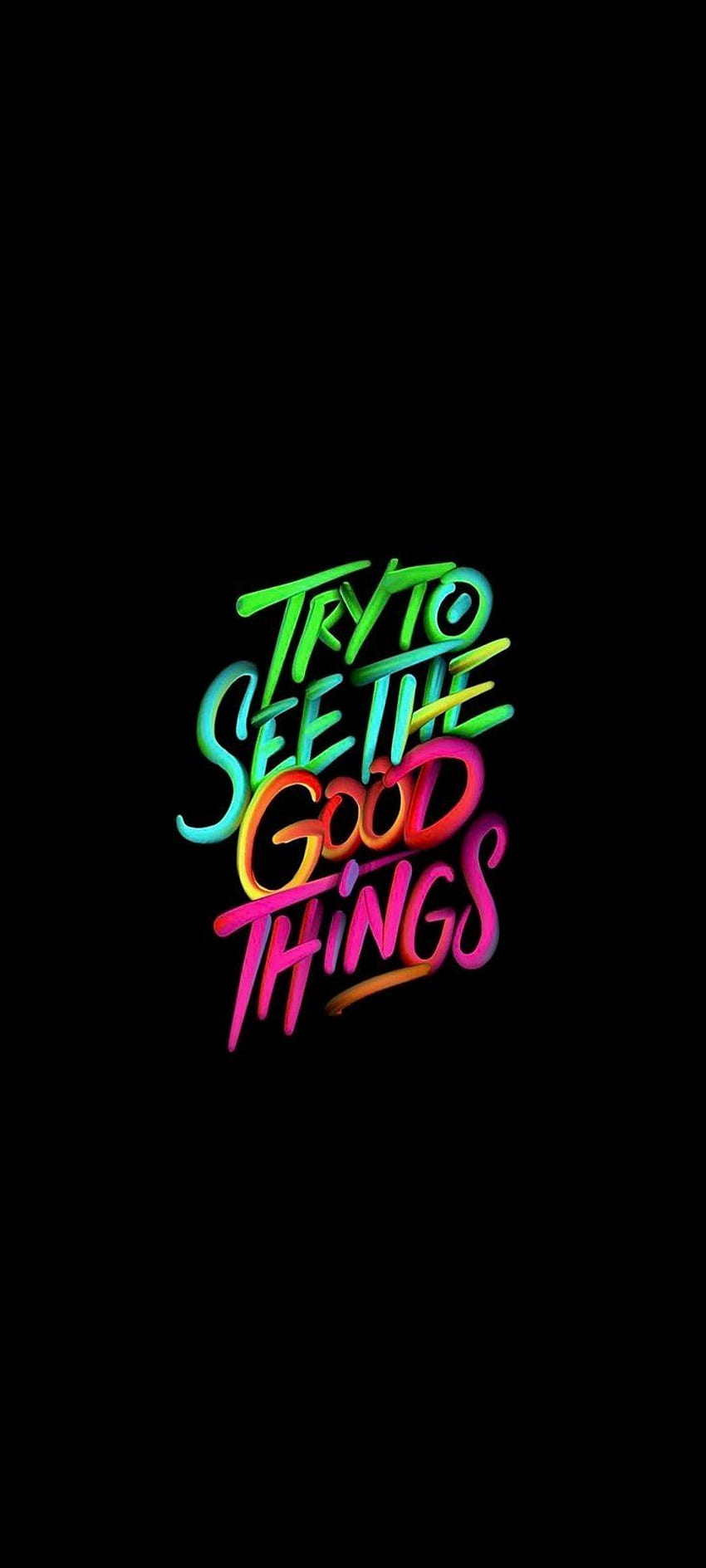 For Phone - Neon Sign. t, Quotes Neon Lights HD phone wallpaper