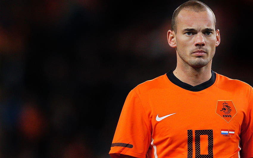 Download wallpapers Wesley Sneijder, 4k, soccer, footballers